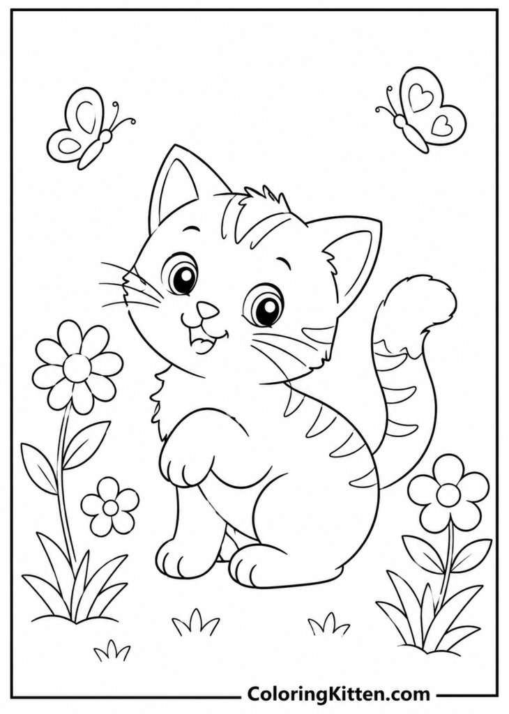 Cat Coloring Pages