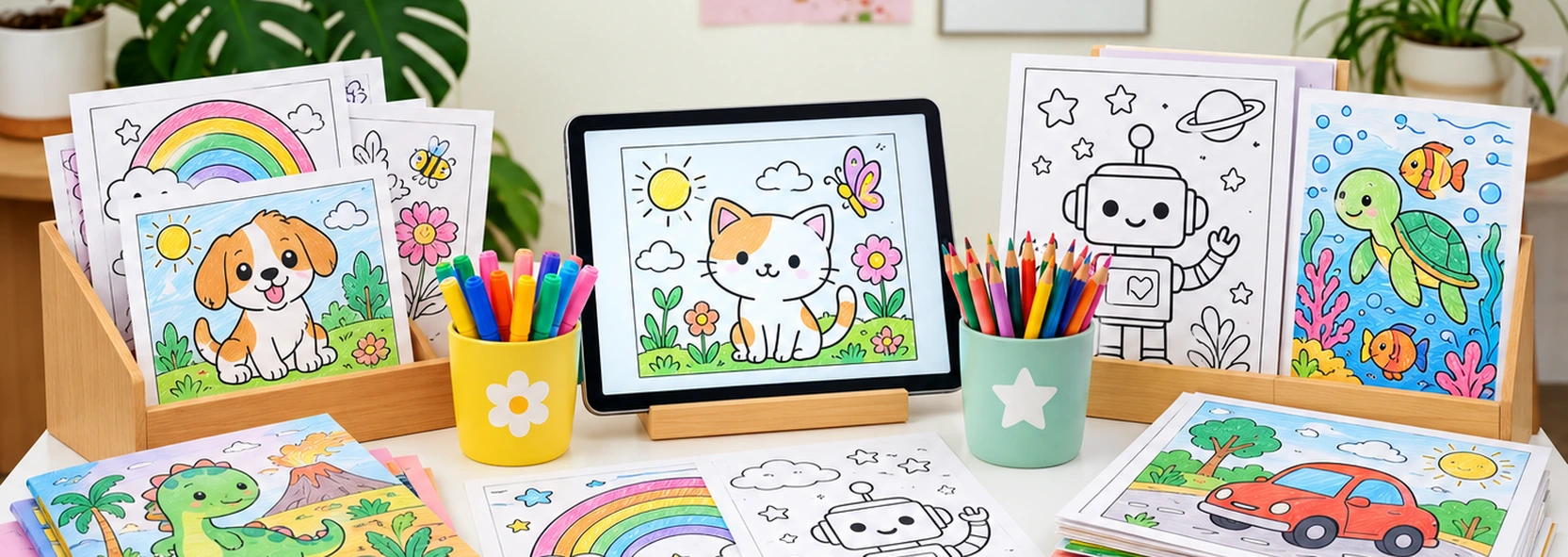 Coloring Kitten coloring pages for kids and adults of all ages