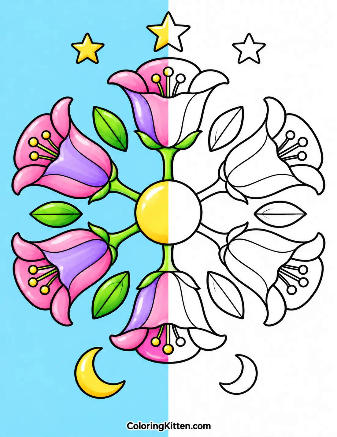 Nature Coloring Pages activities for kids and families